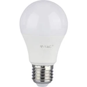 LED žárovka V-TAC 230 230 V, E27, 9 W = 60 W, studená bílá, A+ (A++ - E), tvar žárovky, 1 ks