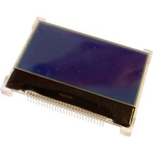 LCD displej Display Elektronik DEM128064OSBH-PW-N, 128 x 64 Pixel, (š x v x h) 58.2 x 41.7 x 5.7 mm, bílá, modrá