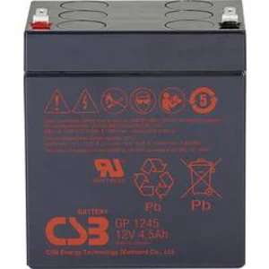 Olověný akumulátor CSB Battery GP 1245 Standby USV GP1245F1, 4.5 Ah, 12 V