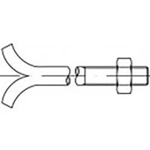 Šrouby do zdiva a do základů TOOLCRAFT TO-6855267, N/A, M8, 80 mm, ocel, 50 ks