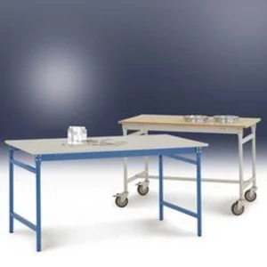 Manuflex BB3089.0001 Servírovací stolek základní stacionárně s PVC stolní deska v šedozelená HF 0001, Šxhxv: 2000 x 800 x 780 mm