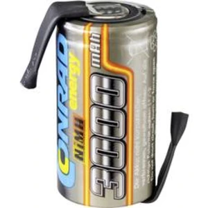 Slot pro akumulátor (modelářství) Sub-C 1.2 V, 3000 mAh, Conrad energy CE-2333114