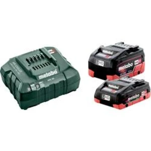 Akumulátor do nářadí a nabíječka, Metabo 685160000, 18 V, 4.0 Ah, 5.5 Ah, Li-Ion akumulátor