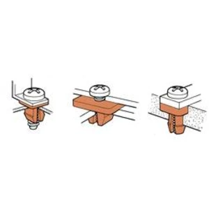 Rozpěrná matice PB Fastener 317-1994-000, (Ø x Y x L x h) 12,7 x 7,5 x 12,7 x 0,8 mm (317-1994-000)