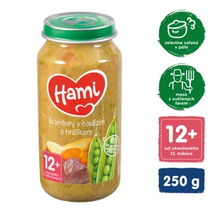 Hami Brambory s hovězím a hráškem 250 g