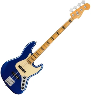 Fender American Ultra Jazz Bass MN Cobra Blue E-Bass