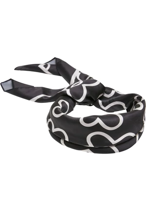 Large Pattern Bandana Black