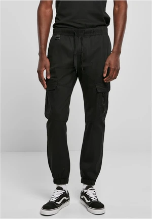 Cargo Jogger W/ Zipper & D-Ring jet black