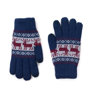 Art Of Polo Unisex's Gloves rk18566 Navy Blue