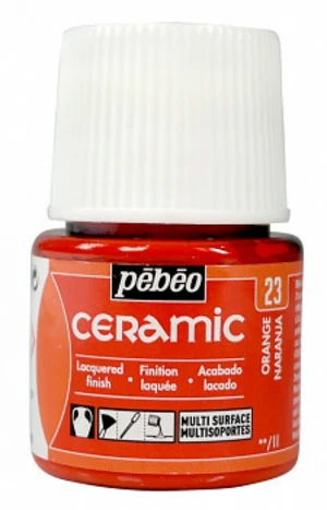 Barva na keramiku Ceramic 45ml – 23 oranžová