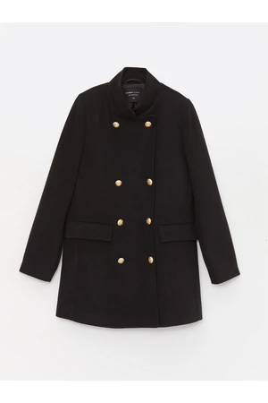 LC Waikiki Women's Judge Collar Plain Cachet Coat