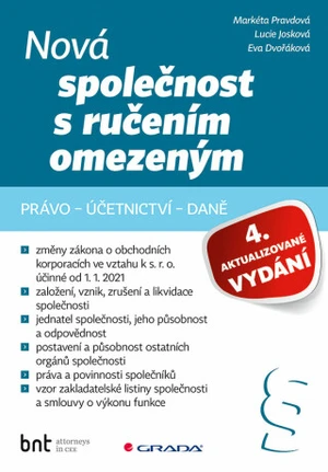 Nová společnost s ručením omezeným - Markéta Pravdová, Lucie Josková, Eva Dvořáková