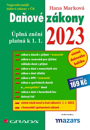 Daňové zákony 2023, Marková Hana