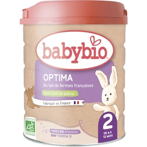 Babybio Optima 2 pokračovací kojenecké mléko s probiotiky a prebiotiky 800 g