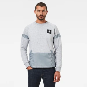 G-STAR Sweatshirt - Prisoner mix r sw ls grey