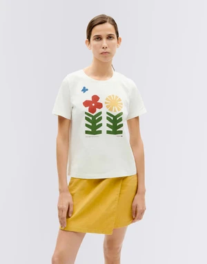 Thinking MU Methamorphosis Ida T-Shirt SNOW WHITE XS