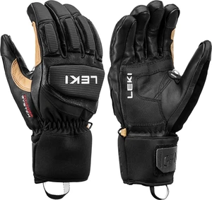 Leki Griffin Pro 3D Black/Tan 7,5 Guantes de esquí