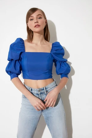 Dámský crop top Trendyol Ruffle detailed