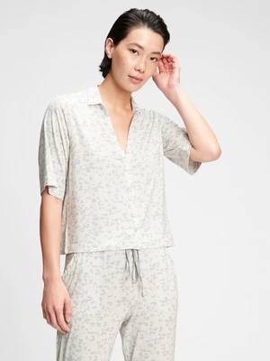 GAP Košile na spaní truesleep button-front top in modal - Dámské