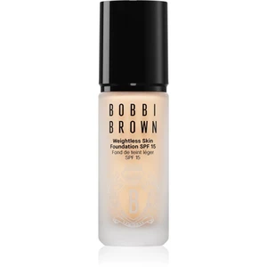 Bobbi Brown Weightless Skin Foundation SPF 15 Mini dlhotrvajúci zmatňujúci make-up s hydratačným účinkom odtieň Warm Sand 13 ml