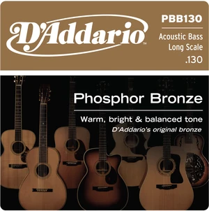 D'Addario PBB130 Einzelsaite für E-Bass