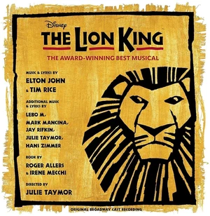 Original Broadway Cast - Lion King / O.B.C.R. (Gold and Black Splatter Coloured) (Limited Edition) (2 LP)