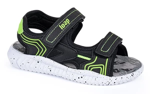 Green-black boys' sandals LOAP Enera