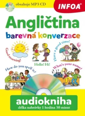 Audiokniha - Angličtina - Barevná konverzace + mp3 CD - Pavlína Šamalíková