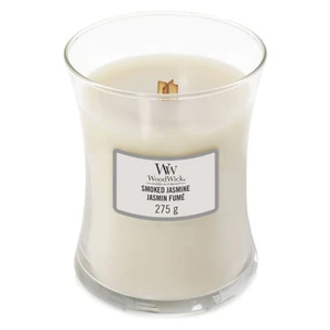 WOODWICK Vonná svíčka váza Smoked Jasmine 275 g