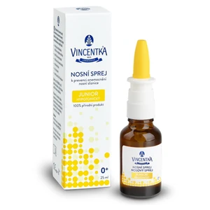 VINCENTKA Nosový sprej JUNIOR hypotonický 25 ml