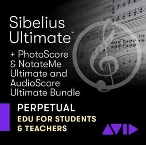 AVID Sibelius Ultimate Perpetual PhotoScore AudioScore NotateMe - EDU (Digitális termék)