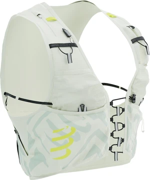 Compressport UltRun S Pack Evo 10 Sugar Swizzle/Ice Flow/Safety Yellow XL Sac à dos de course