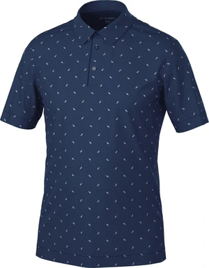 Galvin Green Miklos Mens Breathable Short Sleeve Shirt Navy M Chemise polo