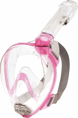 Cressi Baron Full Face Mask Clear/Pink Transparent S/M Tauchermaske