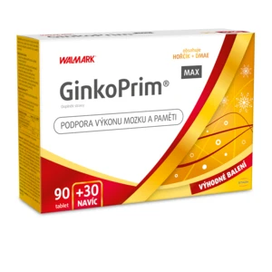 WALMARK Dárkové balení GinkoPrim max 90 + 30 tablet NAVÍC