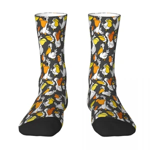 Harbor Flock Pelican Bird Sock Socks Men Women Polyester Stockings Customizable Hip Hop