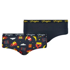 Women's panties Santa Moon 2P Frogies Christmas