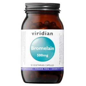 VIRIDIAN Nutrition Bromelain 500 mg 90 kapslí