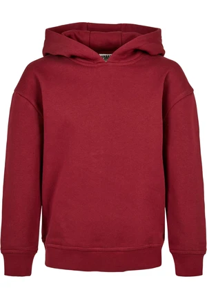 Girls' Organic Hoodie Burgundy