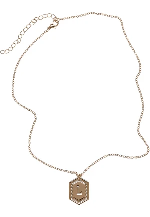 Basic necklace with the letter L