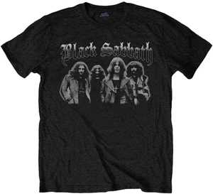 Black Sabbath Tricou Greyscale Group Unisex Black S