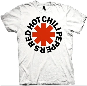 Red Hot Chili Peppers Tricou Red Asterisk Unisex White M