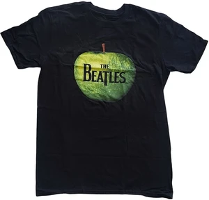 The Beatles Tricou Apple Logo Unisex Black M