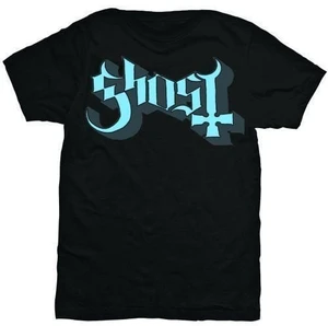 Ghost T-Shirt Blue/Grey Keyline Logo Unisex Black 2XL