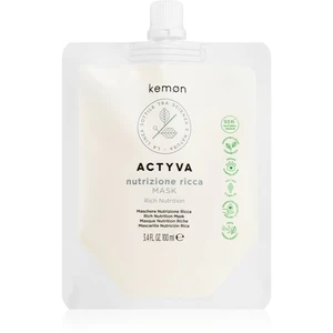 Kemon Actyva Nutrizone Ricca intenzívna maska pre extrémne suché vlasy 100 ml