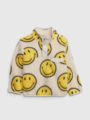 GAP Dětská fleece mikina & Smiley® - Kluci