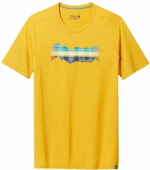 Smartwool Mountain Horizon Graphic Short Sleeve Tee Honey Gold L Camiseta