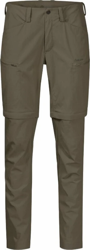 Bergans Utne ZipOff Women Green Mud/Dark Green Mud M Pantalones para exteriores