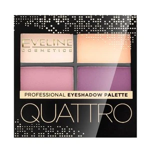 Eveline Quattro Professional Eyeshadow Palette paletka očných tieňov 3 3,2 g