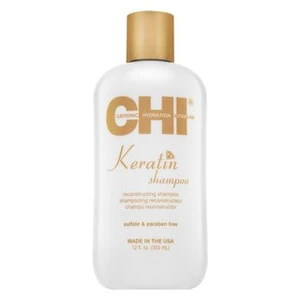 CHI Keratin Shampoo uhlazující šampon pro hrubé a nepoddajné vlasy 355 ml